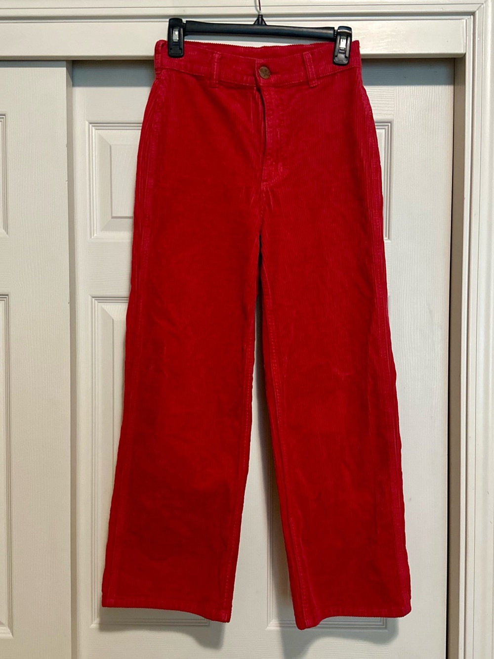 BILLABONG x Wrangler The Retro Womens Red Corduroy Pants - Picture 3 of 7